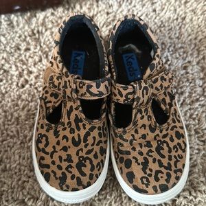 Animal Print Strap on Keds